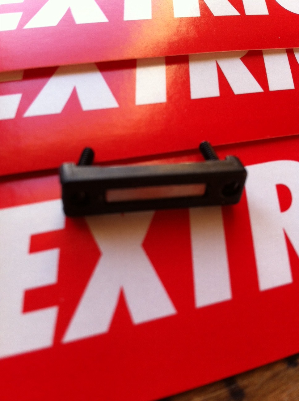 scalextric iman + soporte para chasis coches 1/32